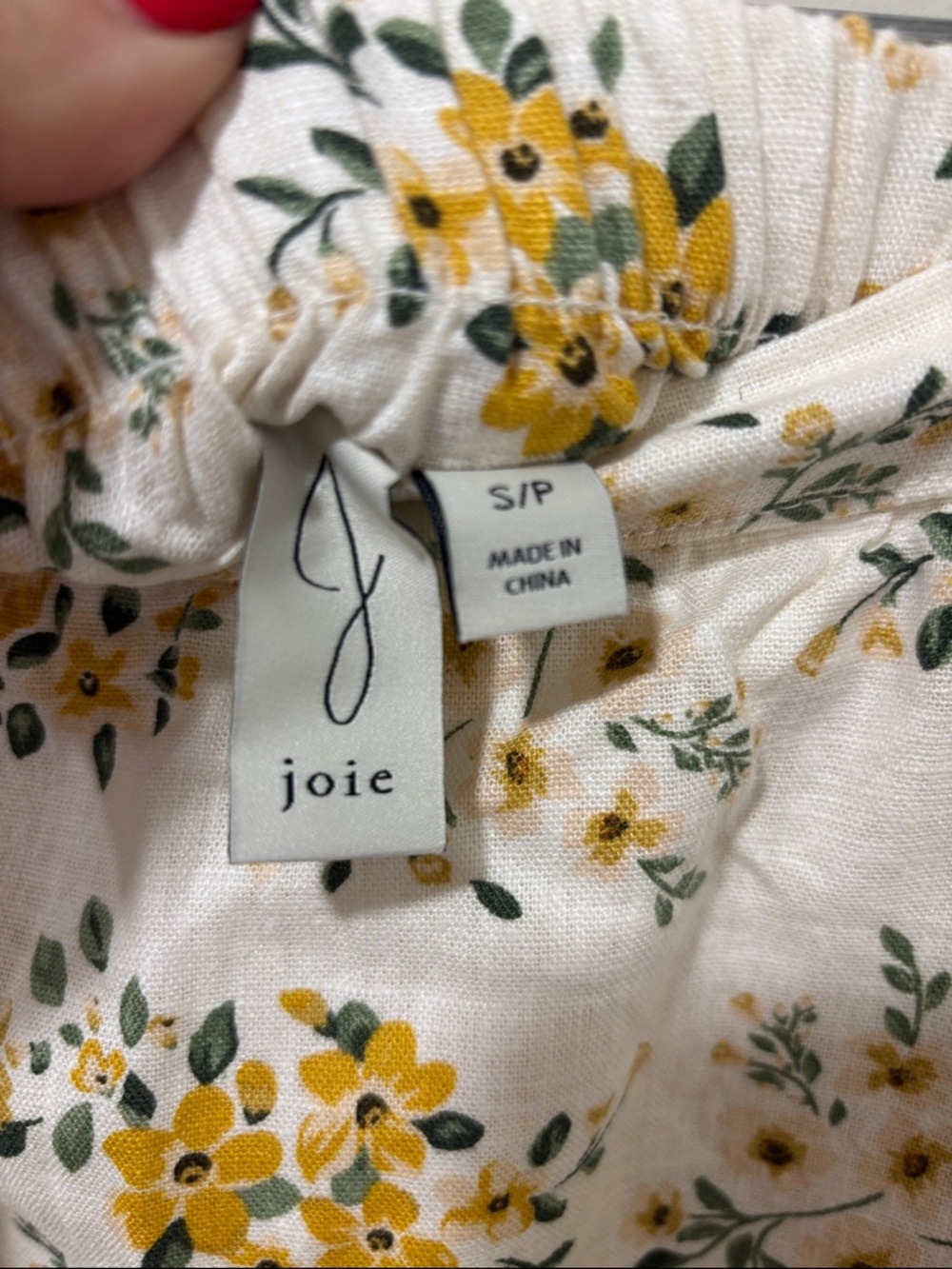 Joie Cream Maxi Skirt with Yellow Floral Print - Picture 2 of 6